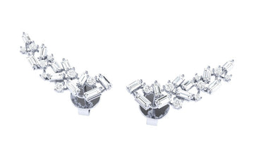Valentines - Dazzling Diamond Ear Climbers