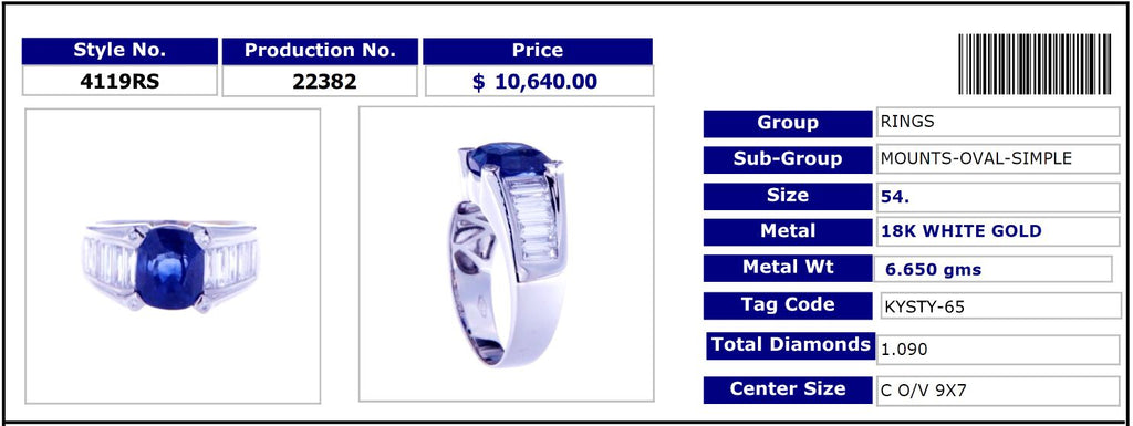 Unique Sapphire Ring