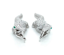 Swimming Crocodile Earring