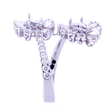 Ruby Adorned Twin Ring