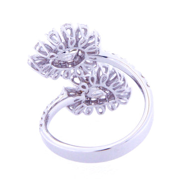 Ruby Adorned Twin Ring