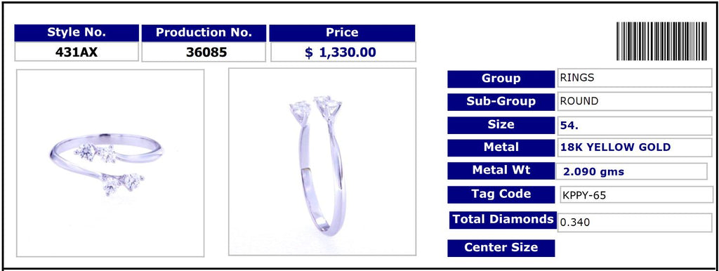 Four Coral Everyday Ring