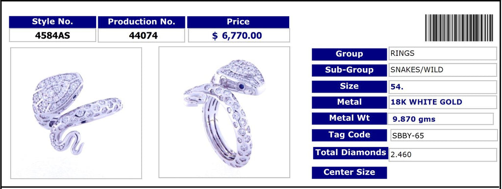 Textured Snake Ring