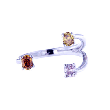Fancy Color Diamond Ring - Coral Collection