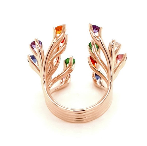 Semi-precious Stone Statement - Coral Collection