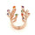Semi-precious Stone Statement - Coral Collection