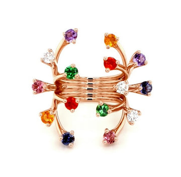Semi-precious Stone Statement - Coral Collection