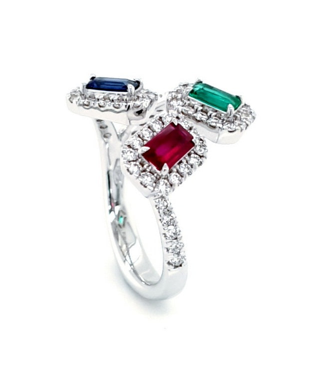 Triple Glam Big Three Ring