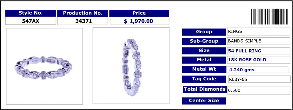 Alternating Harmony Ring
