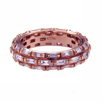 BAGUETTE DIAMOND FULL BANDS RING