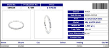 Classic Diamond Half Band