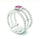 Trifecta Ruby and Diamond Band