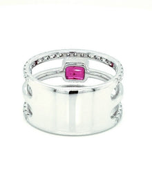 Trifecta Ruby and Diamond Band