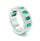 Haloed Emeralds Half Band
