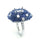 Semi-mount Blue Briolette Ring