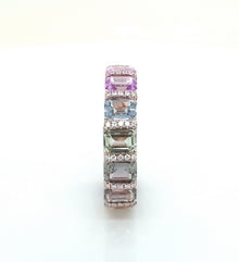 Valentines - Gentle Rainbow Sapphire Ring