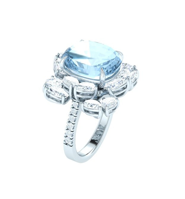 Elegant Paraiba Ring