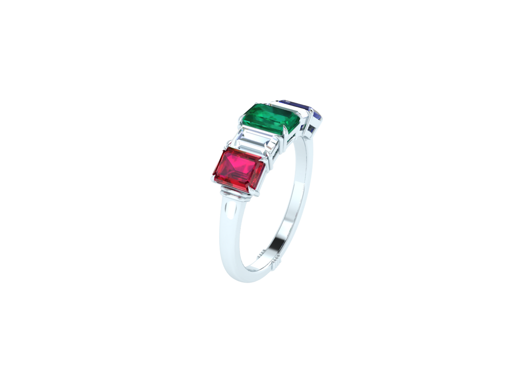 Big Three Stones Classic Ring