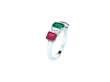 Big Three Stones Classic Ring