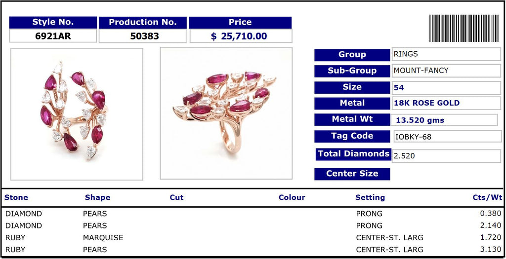 Ruby Diamond Haven - Coral Collection