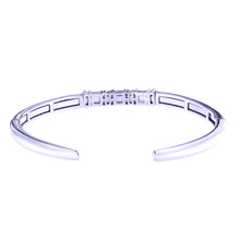 ITALAN WHITE DIAMOND BANGLE