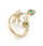 Forest Emerald Pear Ring - Coral Collection