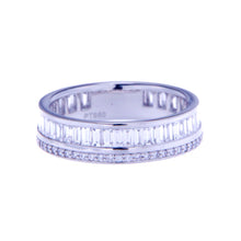 BAGUETTE&ROUND DIAMOND FULL BANDS RING