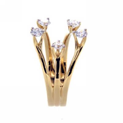 Five Diamond Ring - Coral Collection
