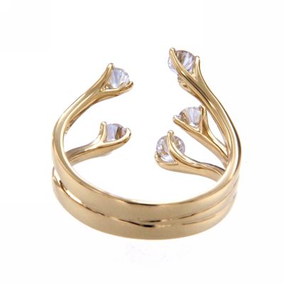 Five Diamond Ring - Coral Collection