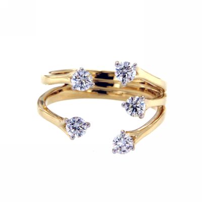 Five Diamond Ring - Coral Collection