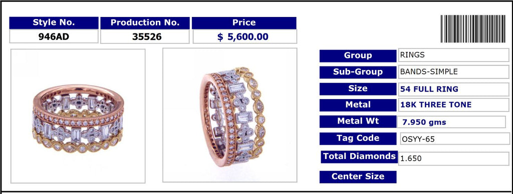 Exclusive Set of Stackable Bands