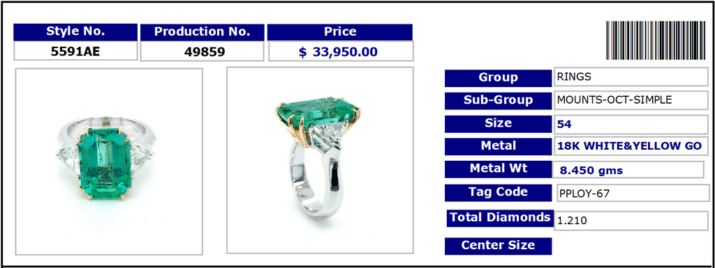 Elegant Emerald Ring