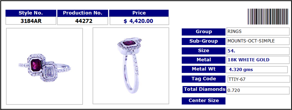 Toi et Moi Ruby and Diamond Ring