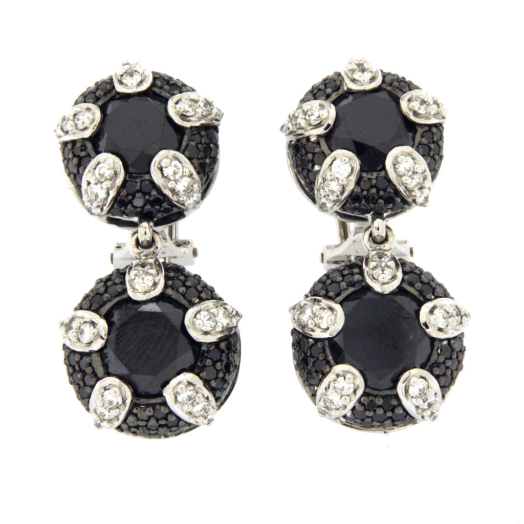 Black & White Diamond Earring