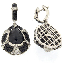 Black Diamond Drop Earring