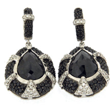 Black Diamond Drop Earring