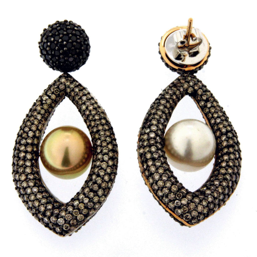 One of a Kind Black Diamond Earring 1632EP16151