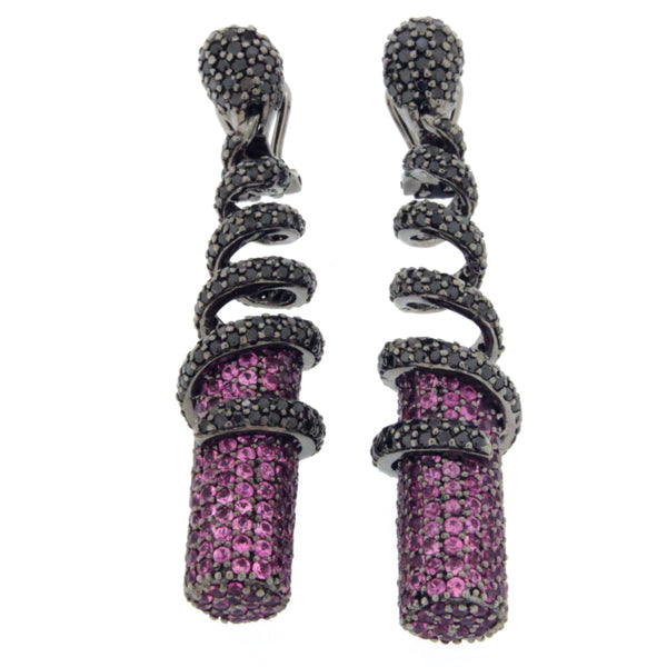 One of a Kind Black Diamond Earring 1652EM17316