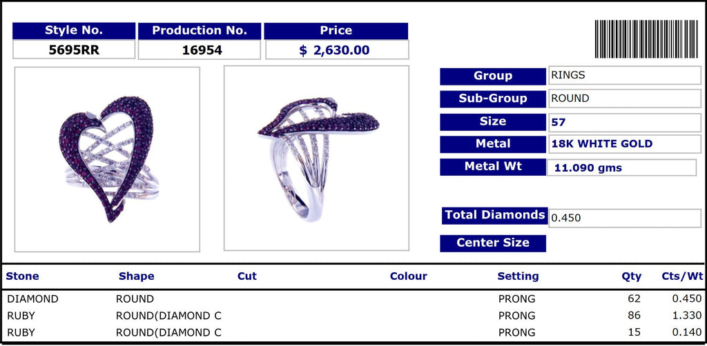 Wild Heart Ring 5695RR16954