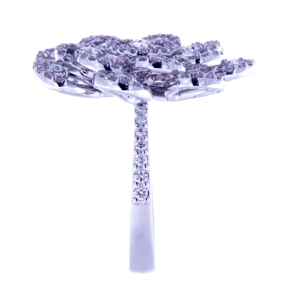 Round Flower Diamond Ring 1812AD36048