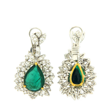 Exclussive Pear Emerald Earring 2106EE24722