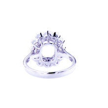 Floral Oval Mount Ring 2158AD38833