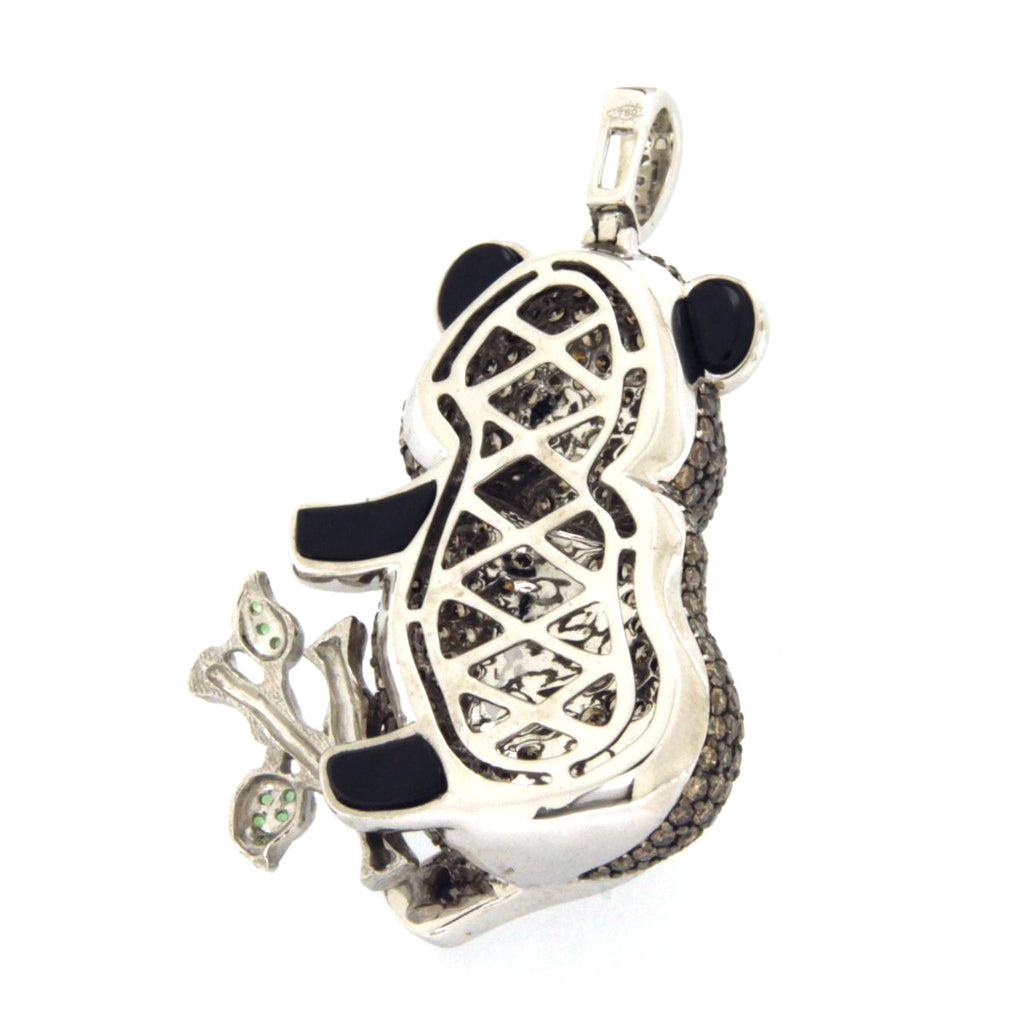 Wild Panda Diamond Pendant 2191PB20910