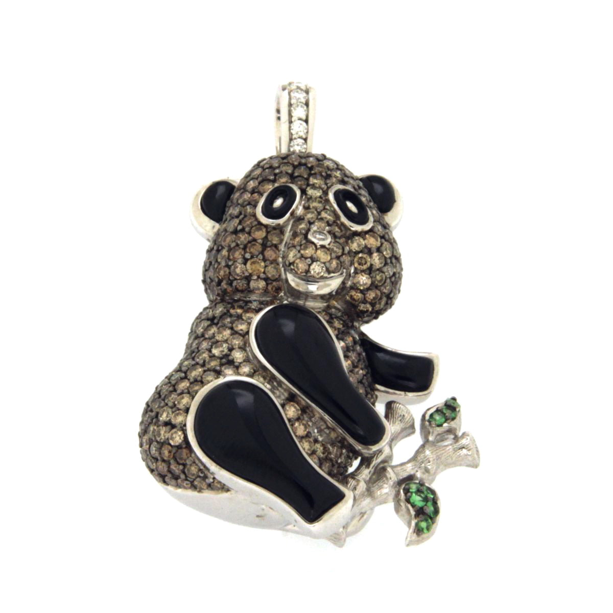 Wild Panda Diamond Pendant 2191PB20910