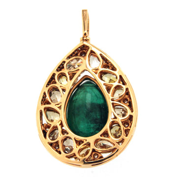 One of a Kind Emerald Pendant 2291PE30010