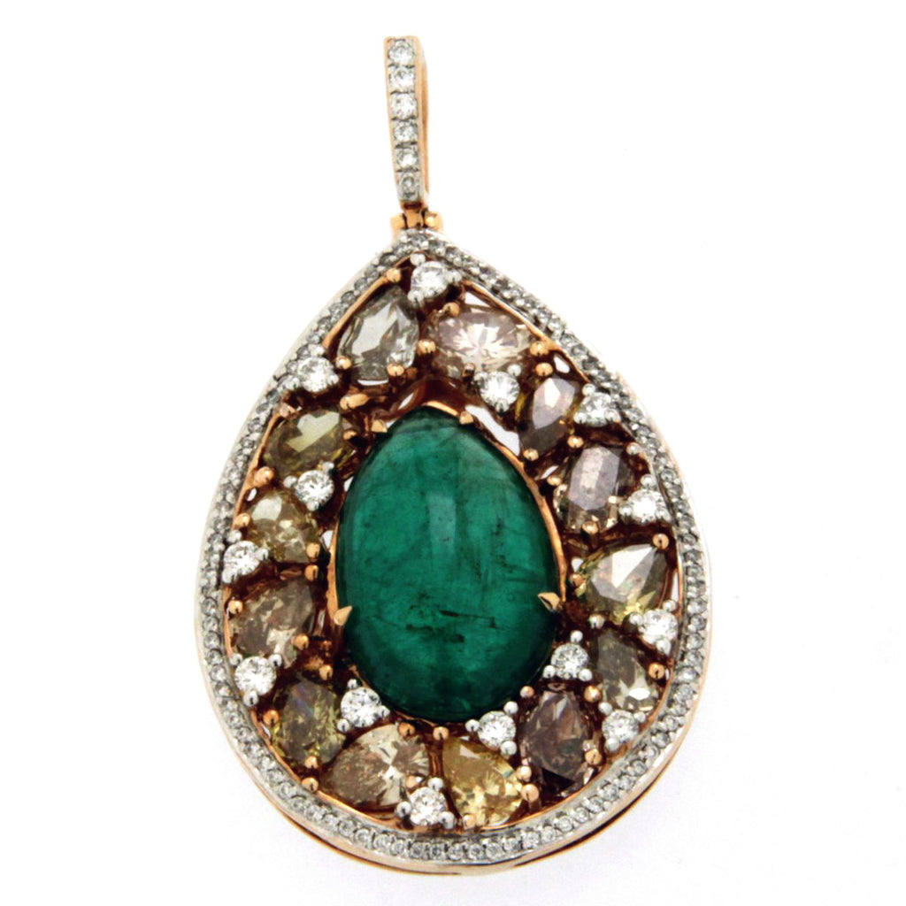 One of a Kind Emerald Pendant 2291PE30010