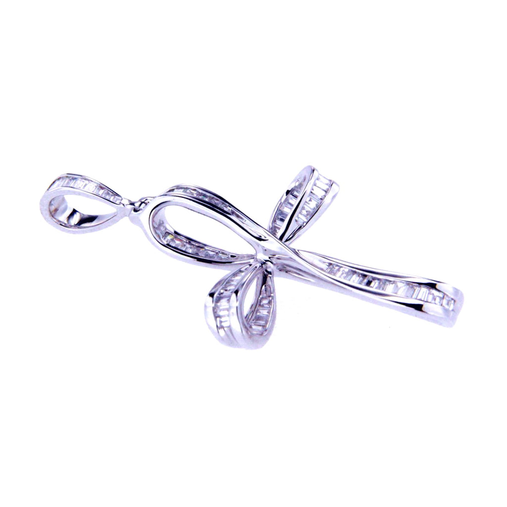 Floral Cross Pendant 2432PD25915