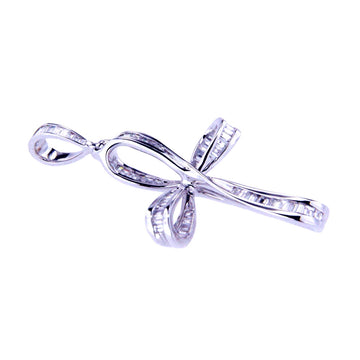 Floral Cross Pendant 2432PD25915