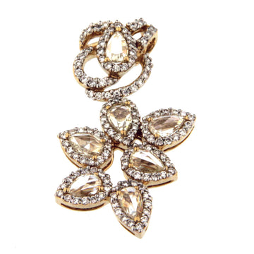 Floral Fancy Yellow Diamond Party Time Pendant 2524PF30042