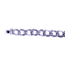 Diamond Baguette Link Bracelet 266BD25780